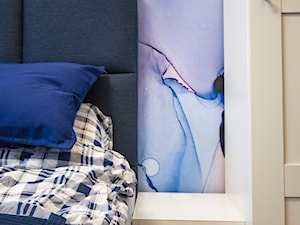 Sypialnia niebieska po metamorfozie - zdjęcie od dwamorza