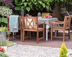 Jadalnia w ogrodzie - zdjęcie od LuxDecor – dekoracja i ochrona drewna - Homebook