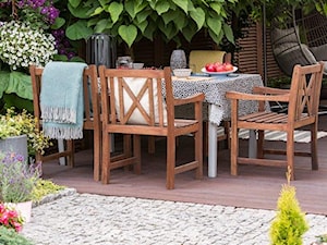 Jadalnia w ogrodzie - zdjęcie od LuxDecor – dekoracja i ochrona drewna