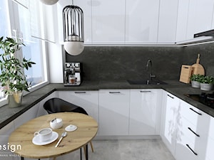Kuchnia w bloku - Kuchnia, styl nowoczesny - zdjęcie od K-Design- Projektowanie Wnętrz