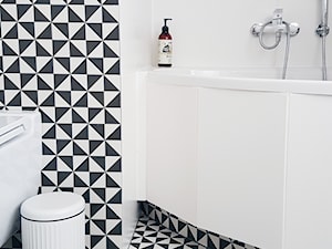 Optyczna łazienka - Łazienka, styl minimalistyczny - zdjęcie od olaladesigns