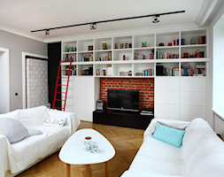 Apartament Mokotów 3 - Salon - zdjęcie od STRICTE - DESIGN Arch. Magdalena Smyk - Homebook