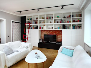 Apartament Mokotów 3 - Salon - zdjęcie od STRICTE - DESIGN Arch. Magdalena Smyk