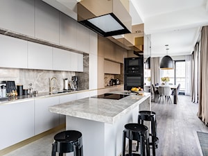 Apartament Mokotów 2 - Kuchnia, styl nowoczesny - zdjęcie od STRICTE - DESIGN Arch. Magdalena Smyk