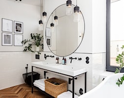 łazienka z wanna - zdjęcie od STRICTE - DESIGN Arch. Magdalena Smyk - Homebook