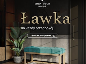 Ławka do przedpokoju, wiatrołapu EMRA WOOD - zdjęcie od Emra Wood