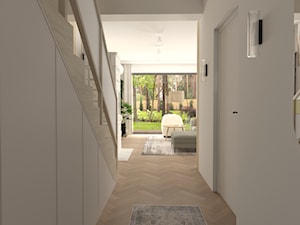 Dom w Józefowie II - Hol / przedpokój, styl nowoczesny - zdjęcie od Burzyńska Studio - naturalne wnętrza