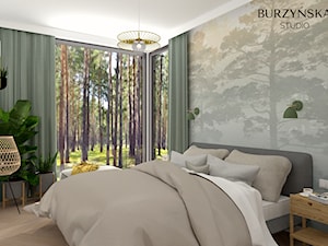Dom w Józefowie I - Sypialnia, styl nowoczesny - zdjęcie od Burzyńska Studio - naturalne wnętrza