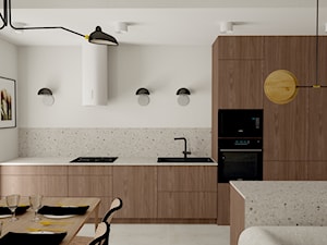 Mieszkanie na Mokotowie, Warszawa - Kuchnia, styl nowoczesny - zdjęcie od Burzyńska Studio - naturalne wnętrza