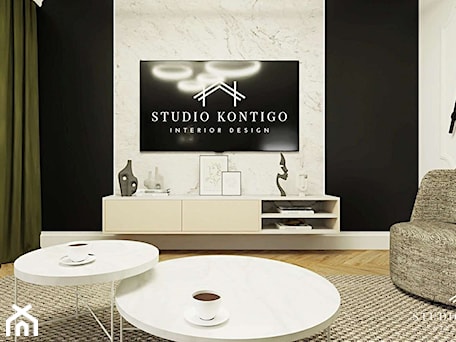 Aranżacje wnętrz - Salon: Salon modern classic - Studio Kontigo. Przeglądaj, dodawaj i zapisuj najlepsze zdjęcia, pomysły i inspiracje designerskie. W bazie mamy już prawie milion fotografii!
