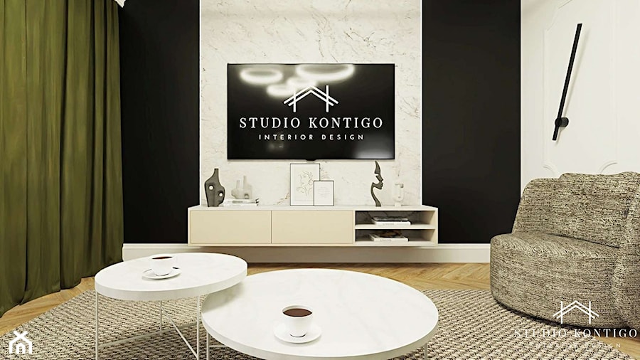 Salon modern classic - zdjęcie od Studio Kontigo