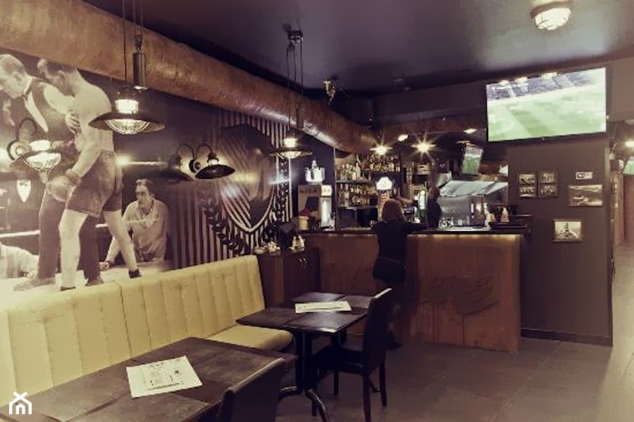 The Winners Steakhouse, widok na loże i bar. - zdjęcie od QIOTO design