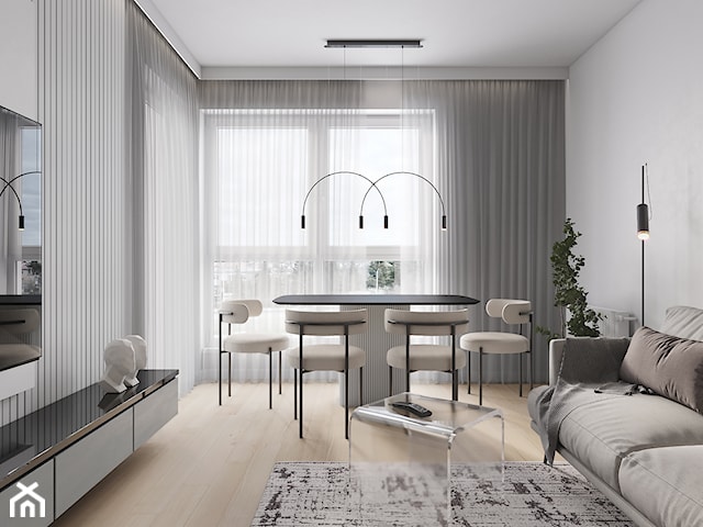 Projekt nowoczesnego mieszkania we Wrocławiu 60 m2