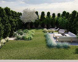 Projekt nowoczesnego ogrodu z trawami - Stefa przestrzeni - projektowanie ogrodów i tarasów - zdjęcie od Strefa Przestrzeni - Homebook