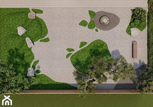 Projekt ogrodu w stylu japońskim - Strefa Przestrzeni - projektowanie ogrodów i tarasów - zdjęcie od Strefa Przestrzeni