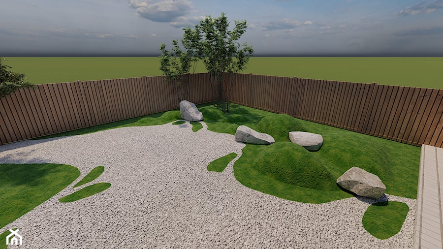Projekt ogrodu w stylu japońskim - Stefa przestrzeni - projektowanie ogrodów i tarasów - zdjęcie od Strefa Przestrzeni