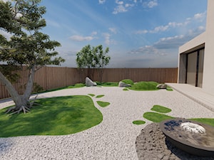 Projekt ogrodu w stylu japońskim - Stefa przestrzeni - projektowanie ogrodów i tarasów - zdjęcie od Strefa Przestrzeni