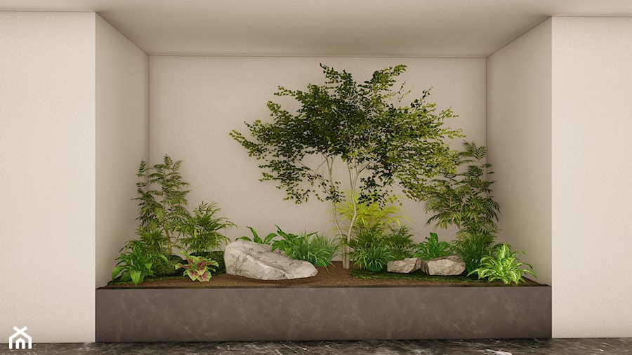 Aranżacja roślin w biurze - Strefa Przestrzeni - projektowanie ogrodów i tarasów - zdjęcie od Strefa Przestrzeni