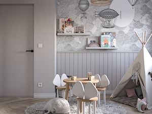 Nowoczesna klasyka- dom dwupoziomowy - Pokój dziecka - zdjęcie od Una- Studio Projektowania Wnętrz