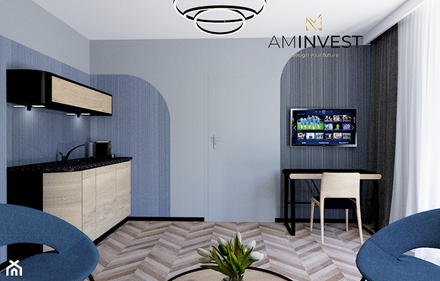 Mini apartament gościnny. - Kuchnia, styl nowoczesny - zdjęcie od AM INVEST