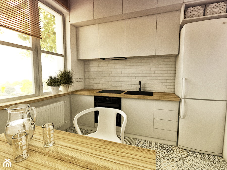 Projekt kuchni - Kuchnia, styl skandynawski - zdjęcie od Ingris Design