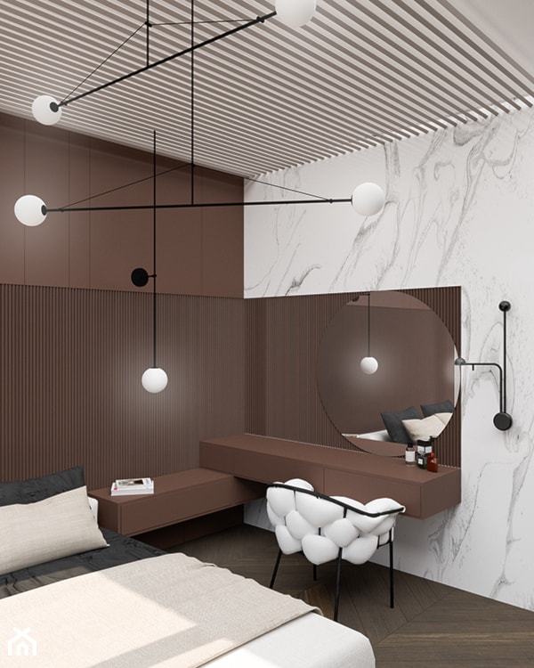 Sypialnia z toaletką - zdjęcie od Coren Studio Design