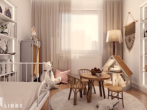 Pokój Klary | 12 m2 | 2022 - Pokój dziecka, styl vintage - zdjęcie od Studio Libre - Pracownia Projektowa