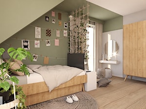 Pokój Martyny | 21 m2 | 2022 - Pokój dziecka, styl vintage - zdjęcie od Studio Libre - Pracownia Projektowa