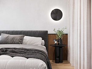 Modernistyczne mieszkanie o powierzchni 47 m2 - Sypialnia, styl minimalistyczny - zdjęcie od Studio Nonoki