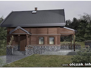 drewniany domek w lesie - Domy tradycyjne, styl tradycyjny - zdjęcie od Architekt Maciej Olczak