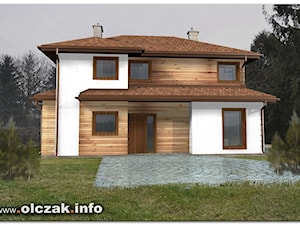 projekt domu szkieletowego - Domy, styl rustykalny - zdjęcie od Architekt Maciej Olczak