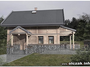 drewniany domek w lesie - Domy, styl skandynawski - zdjęcie od Architekt Maciej Olczak