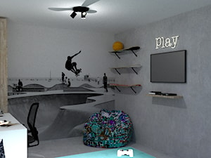Pokój młodego skate'a - zdjęcie od Pracownia Alabarbara