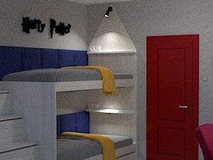 Pokój chłopców z piętrowym łóżkiem - zdjęcie od Pracownia Alabarbara