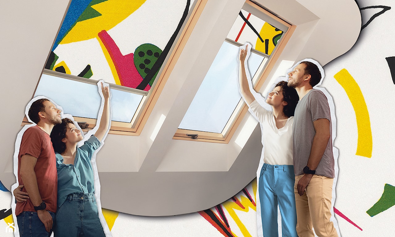 Rolety wewnętrzne do okien dachowych pozwalają nam regulować ilość światła na poddaszu.