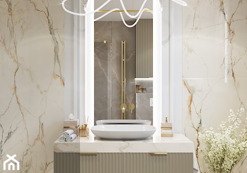 Luksusowa łazienka w stylu modern classic - zdjęcie od Elited Interior Design