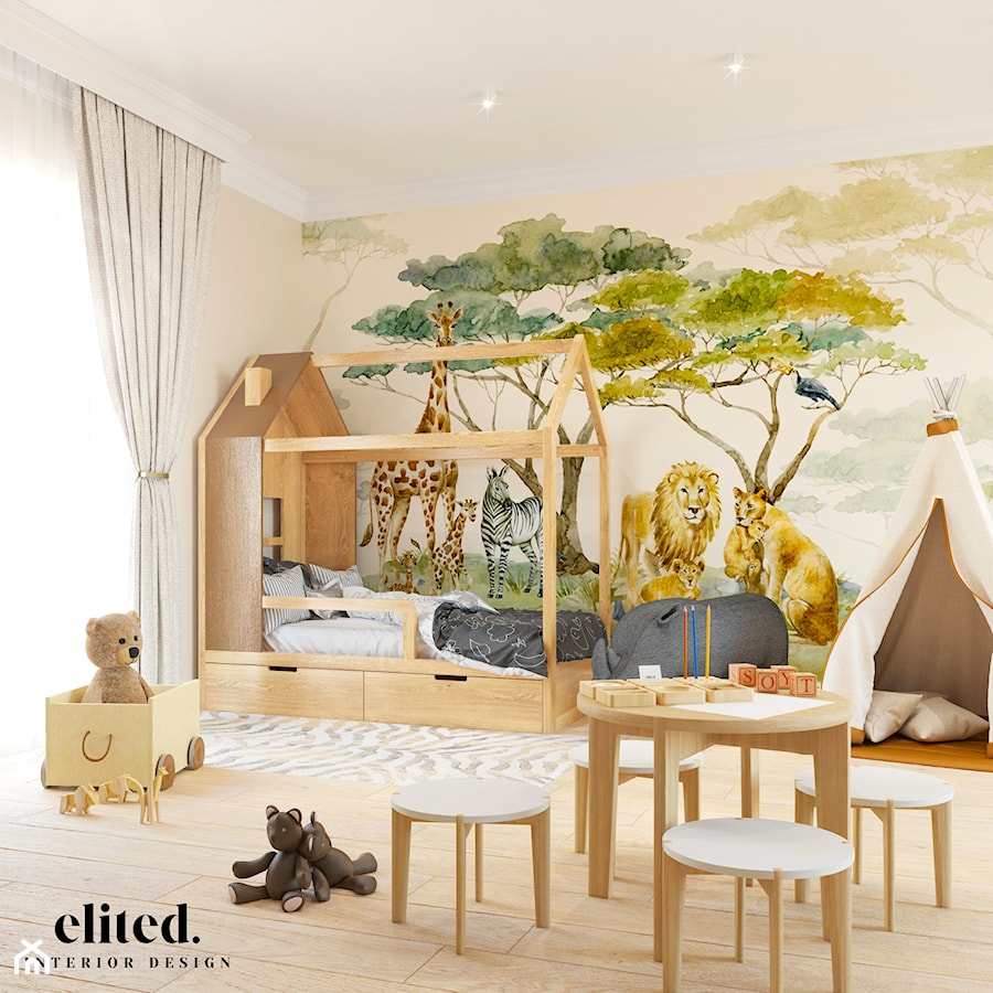 Pokój dla dziecka - safari - zdjęcie od Elited Interior Design