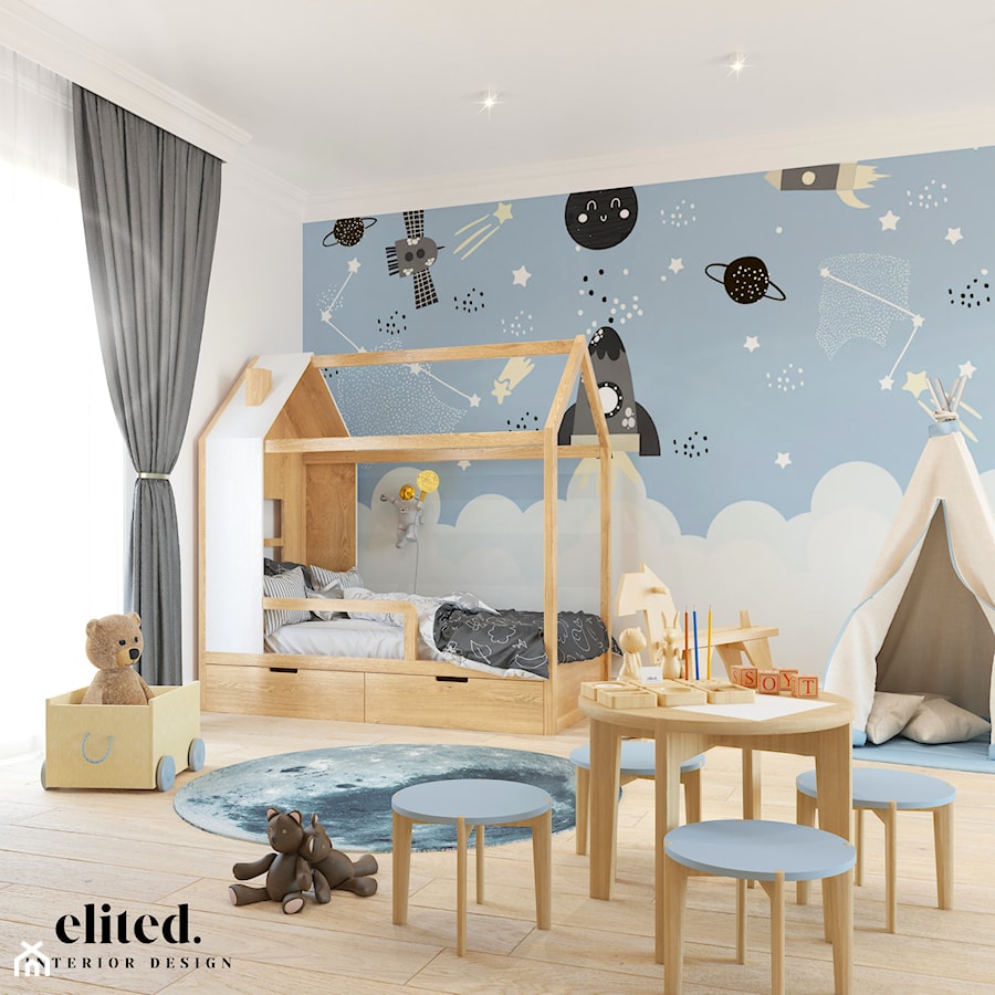 Pokój dla dziecka - kosmos - zdjęcie od Elited Interior Design