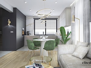 Minimalistyczne wnętrze w neutralnej kolorystyce - zdjęcie od Elited Interior Design