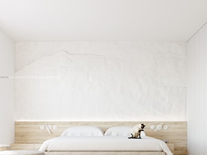 Penthouse dla dwójki z kotem - Sypialnia, styl minimalistyczny - zdjęcie od ANIEA