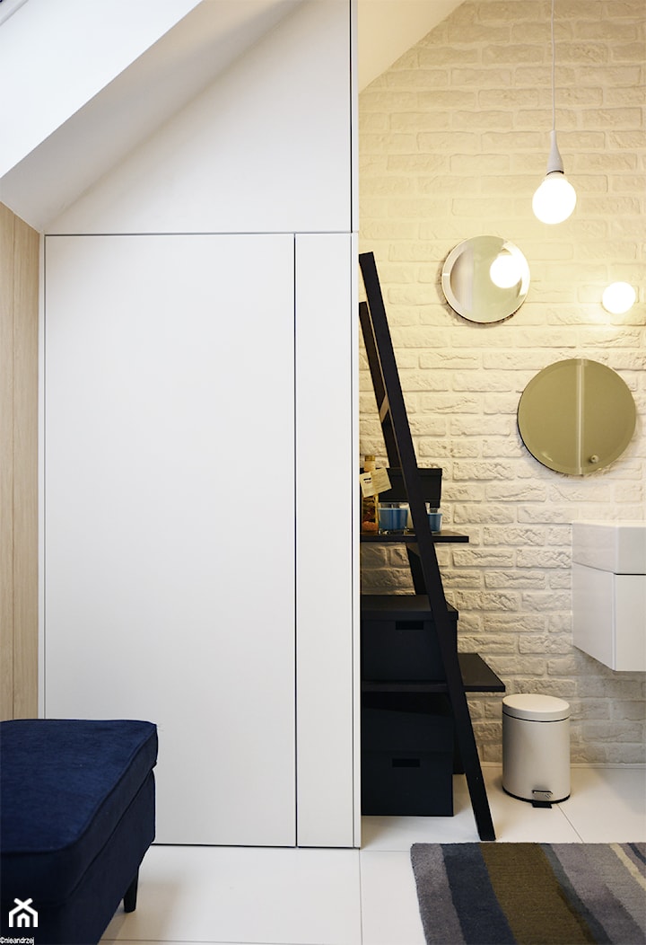 Remont łazienki małym kosztem - Łazienka, styl skandynawski - zdjęcie od ANIEA - Homebook