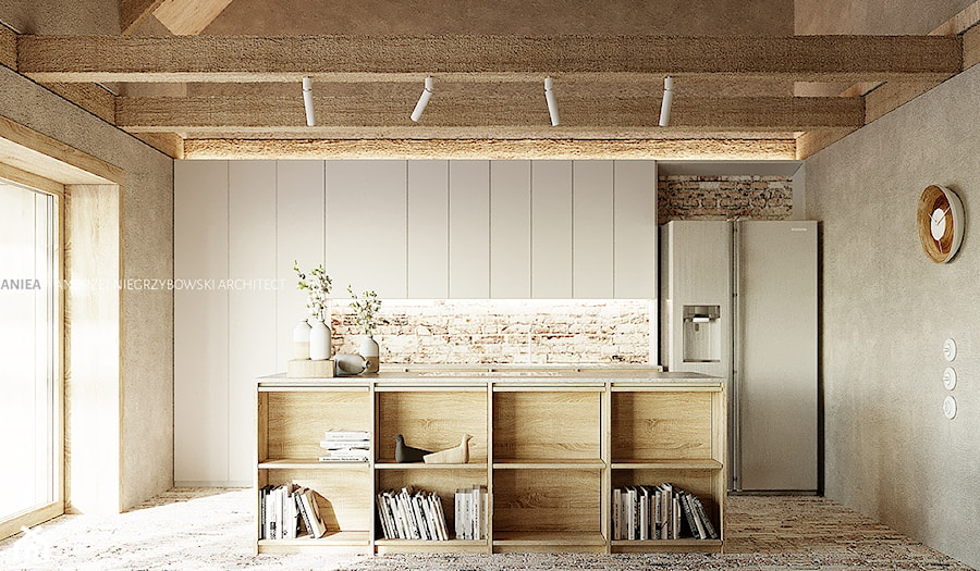 Przebudowa starego domu - Kuchnia, styl rustykalny - zdjęcie od ANIEA