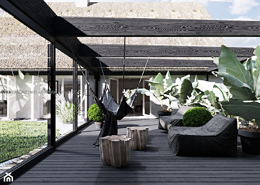 Warmińska chata - Ogród, styl minimalistyczny - zdjęcie od ANIEA