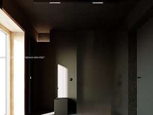 Metamorfoza wnętrza domu typu kostka - Łazienka, styl minimalistyczny - zdjęcie od ANIEA