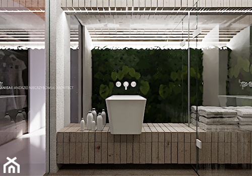 wizualizacja łazienki hotelowej - zdjęcie od ANIEA