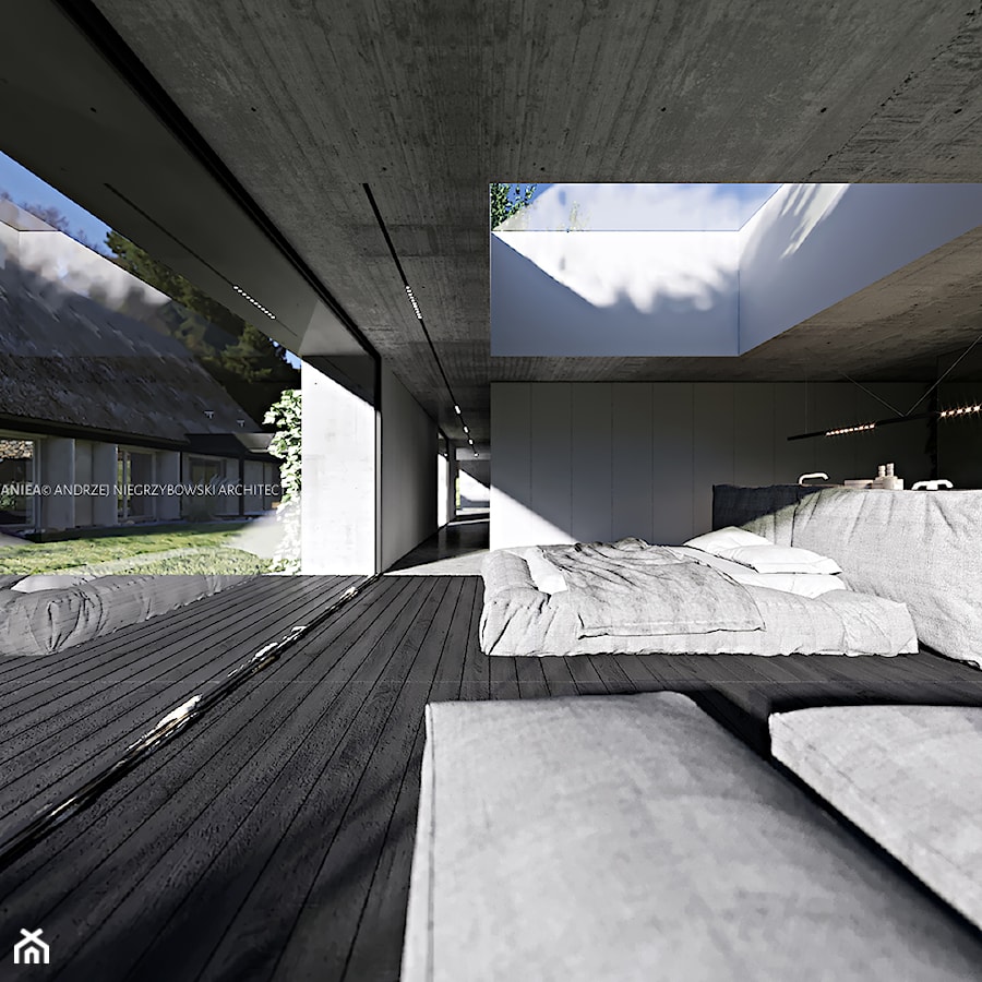 Warmińska chata - Sypialnia, styl minimalistyczny - zdjęcie od ANIEA