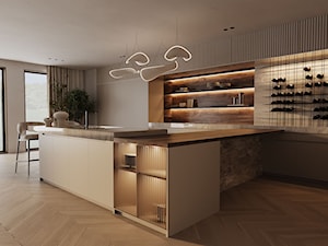 KUCHNIA PREMIUM W BEŻU - Kuchnia, styl nowoczesny - zdjęcie od w.kitchens