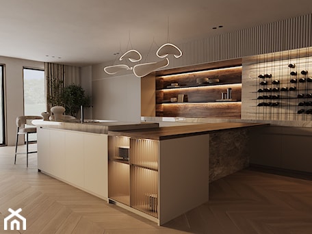 Aranżacje wnętrz - Kuchnia: KUCHNIA PREMIUM W BEŻU - Kuchnia, styl nowoczesny - w.kitchens. Przeglądaj, dodawaj i zapisuj najlepsze zdjęcia, pomysły i inspiracje designerskie. W bazie mamy już prawie milion fotografii!