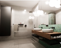 Miętowa łazienka - zdjęcie od vizqstudio - Homebook