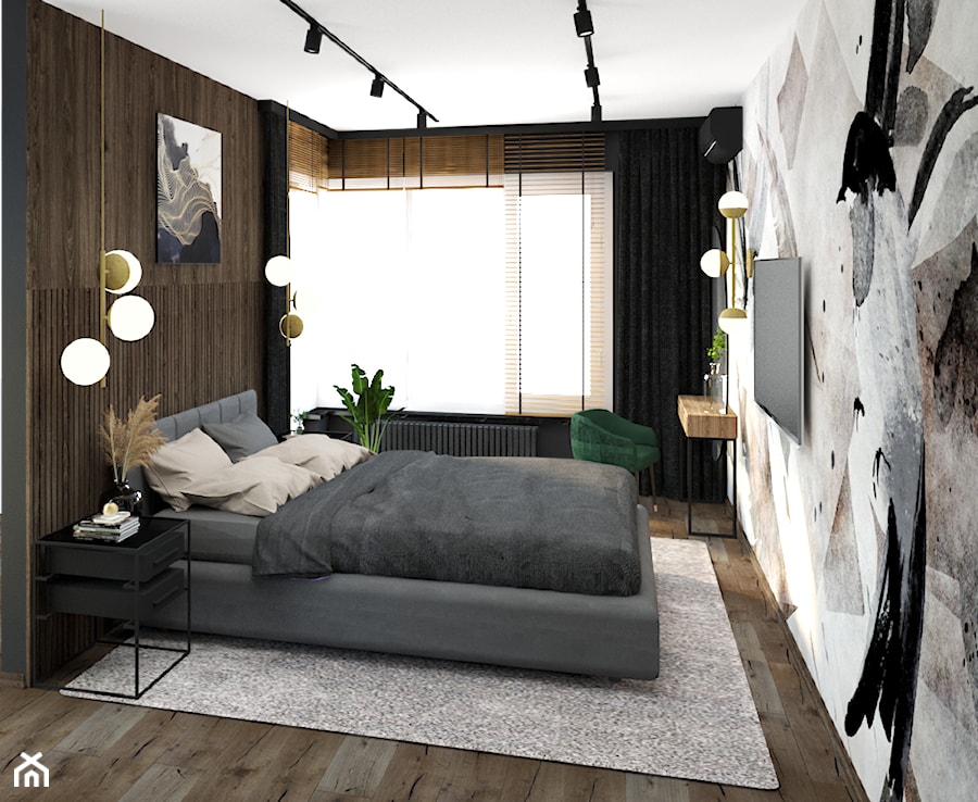 sypialnia - zdjęcie od Quality Design - projekty i kompleksowe wykończenia wnętrz